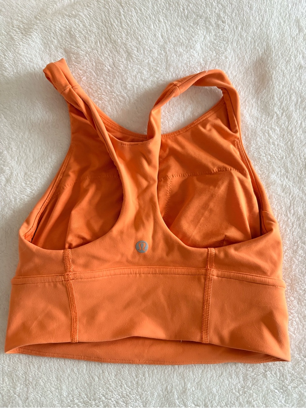 lululemon athletica Orange Racerback Swim Top